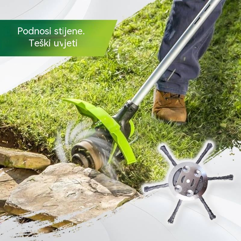 ⏰Vremenski ograničena ponuda🔥 Izmjenjiva kosilica/kosilica s grmljem - čelični noževi🌿✂️⚙️