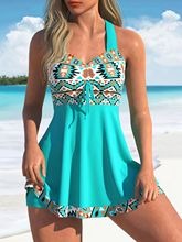 ✨【S-6XL】Costum de baie elegant cu imprimeu, perfect pentru femei de toate formele