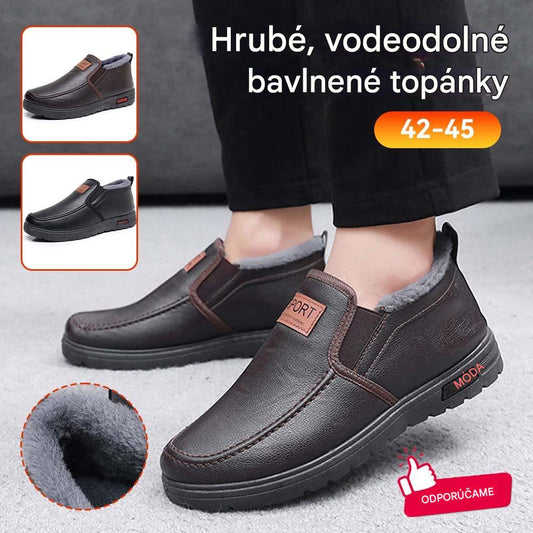 ❄️🥾【Polovičná cena na obmedzený čas】Nové pánske zimné kožené topánky, teplé a odolné voči chladu