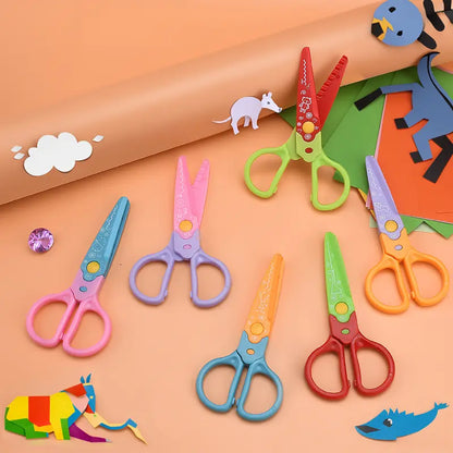 🥰【6 kusov - 6 rôznych tvarov】Len 22 eur✂️🌈Bezpečnostné nožnice pre deti (na stavbu svojpomocne)