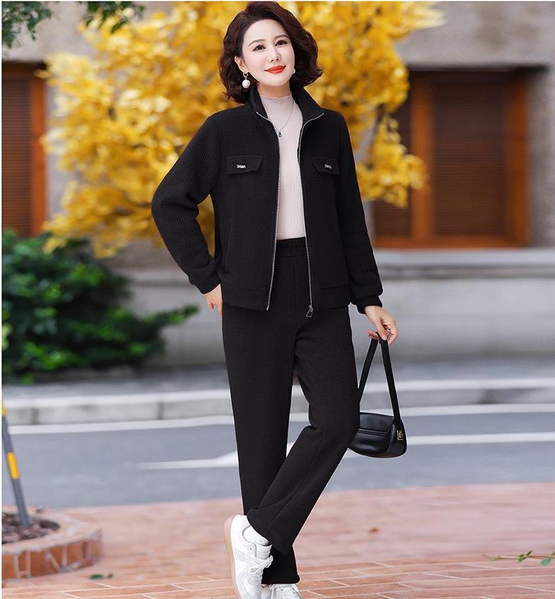 💥【50% de descuento por tiempo limitado】Conjunto casual de mujer de pana gruesa 2025 (chaqueta + pantalón)