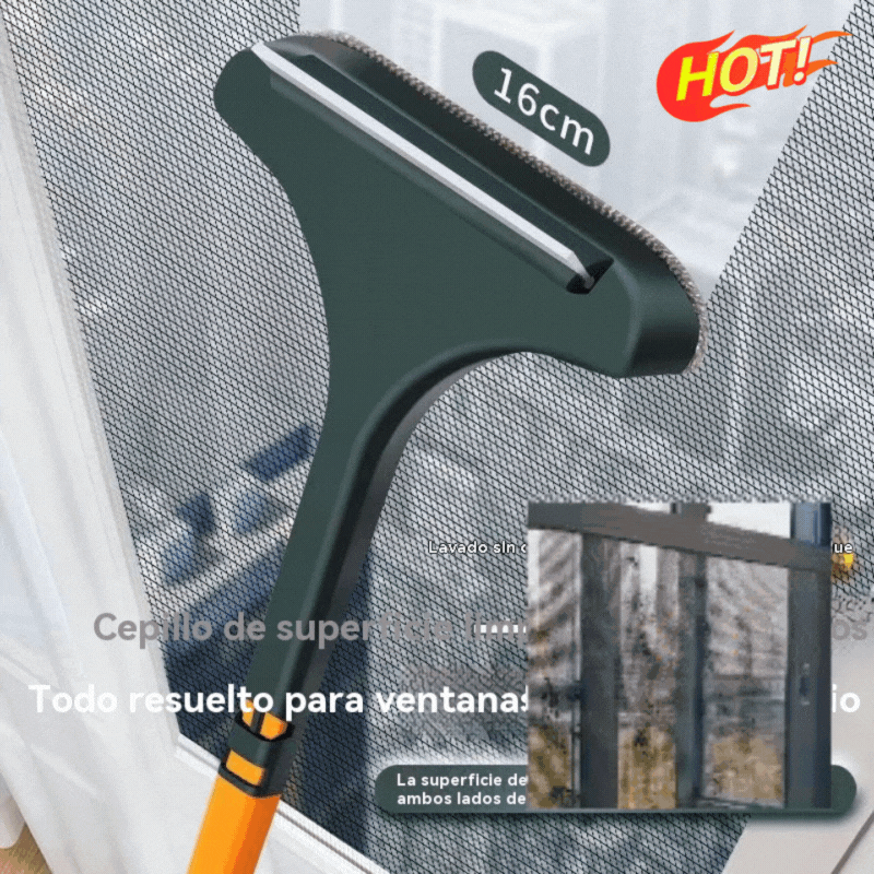 🧼✨【50% de descuento】Cepillo de limpieza multifuncional 2 en 1 para vidrio✨ Asistente de limpieza de alta eficiencia