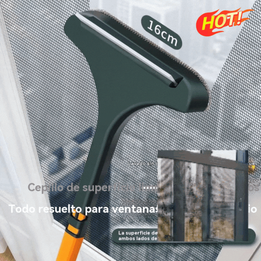🧼✨【50% de descuento】Cepillo de limpieza multifuncional 2 en 1 para vidrio✨ Asistente de limpieza de alta eficiencia
