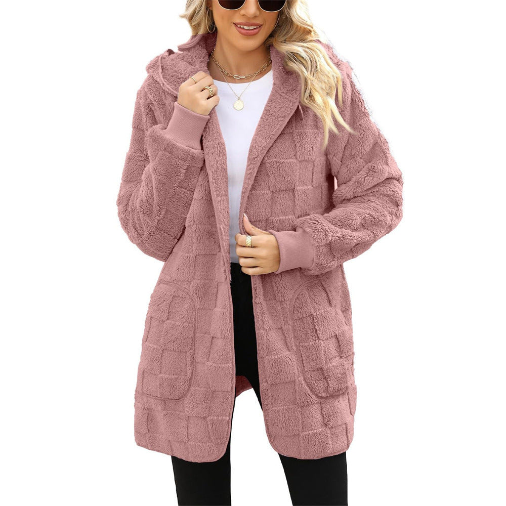 ☃️ 50% zniżki❄️ [S-5XL] Nowa kolekcja zimowa🌸 Damska wygodna kurtka w kratę z polarową podszewką