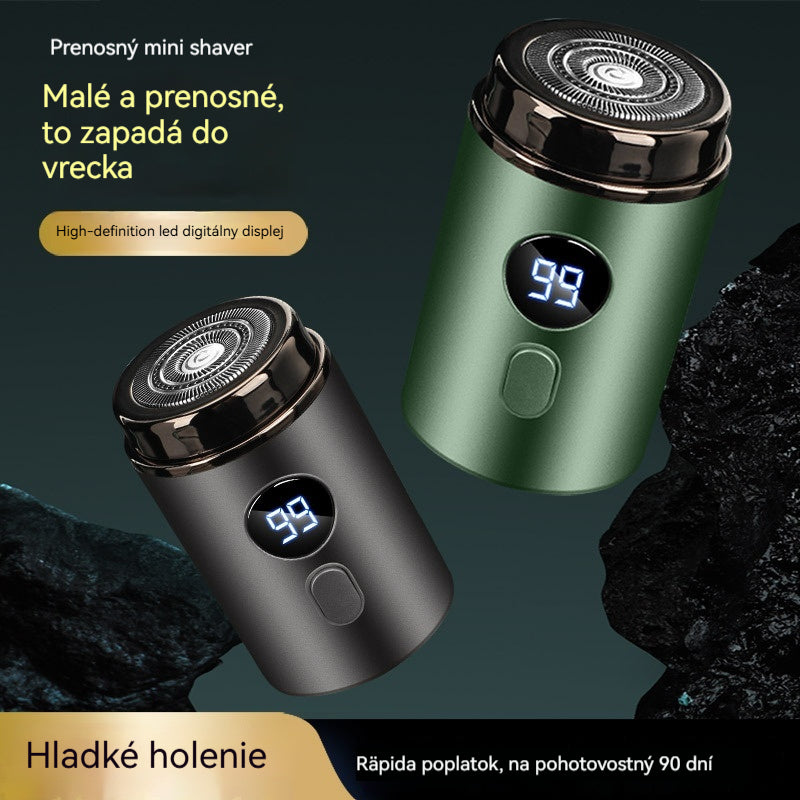 🔥 Špeciálna ponuka -47%! 🔥 Výkonný mini elektrický holiaci strojček pre mužov s digitálnym displejom