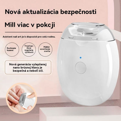 💅✨ Automatický pilník na nehty 1, bezpečná a šetrná péče o nehty 👶🔧