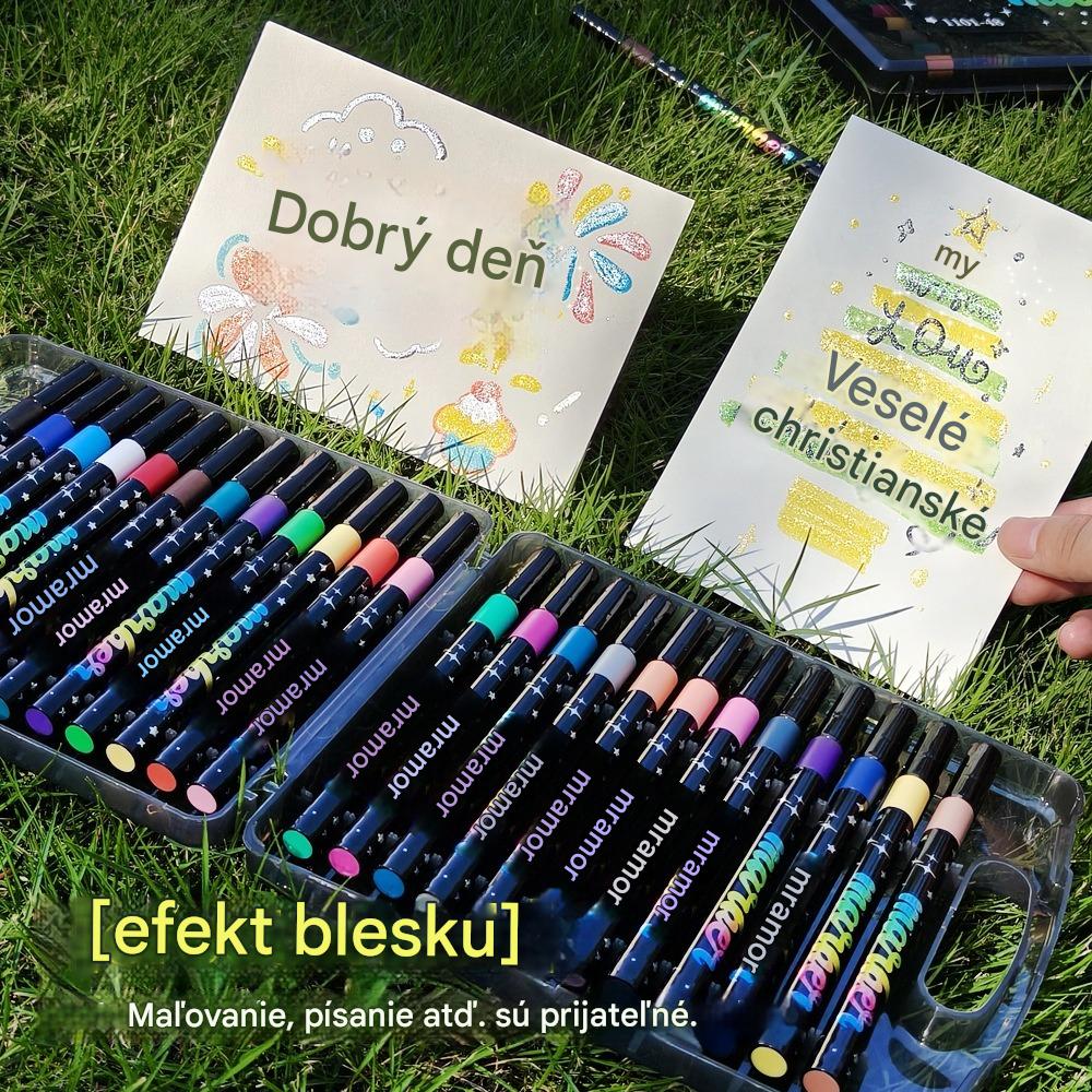 🔥✨️【Limitovaná ponuka - 50% zľava】Horúci predaj dvojhlavých farebných fixiek【12 farieb】