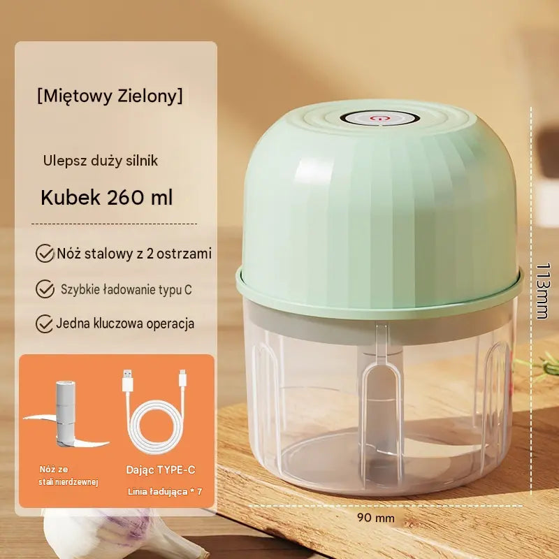 👍Wydajny, bezprzewodowy mini-rozdrabniacz elektryczny👍 Płatność przy odbiorze