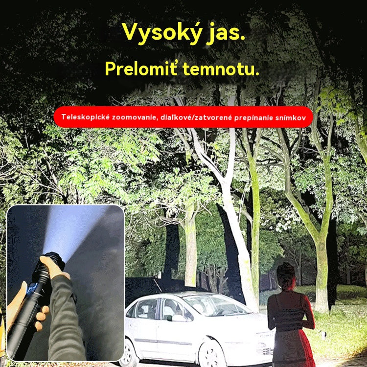 🔦【50 % zľava】Nový vonkajší hliadkový reflektor, výkonné svietidlo, dlhé svietenie