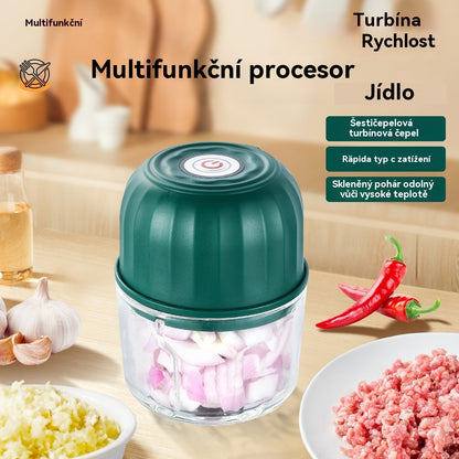 💥 POSLEDNÍ DEN AKCE – 50 % SLEVA ⏰ PRODÁNO VÍCE NEŽ 50 000 KUSŮ! 🧄 Elektrický lis na česnek, mini přenosný sekáček na zeleninu