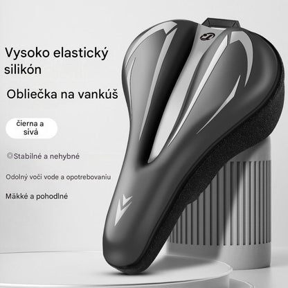 🚲Poťah na sedlo horského bicykla, vyrobený z hrubej, vodeodolnej, ultra mäkkej silikónovej kože.