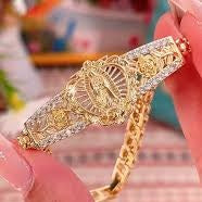 【Compra 1 y recibe 1 gratis】Pulsera de la Virgen María para mujer, chapada en oro de 14K, hipoalergénica, no se decolora, joyería moderna y elegante