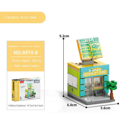 🏙️🧩【50% zľava po obmedzenú dobu】 Kompatibilné s LEGO mini city street scene stavebnými blokmi vzdelávacích stavebných hračiek