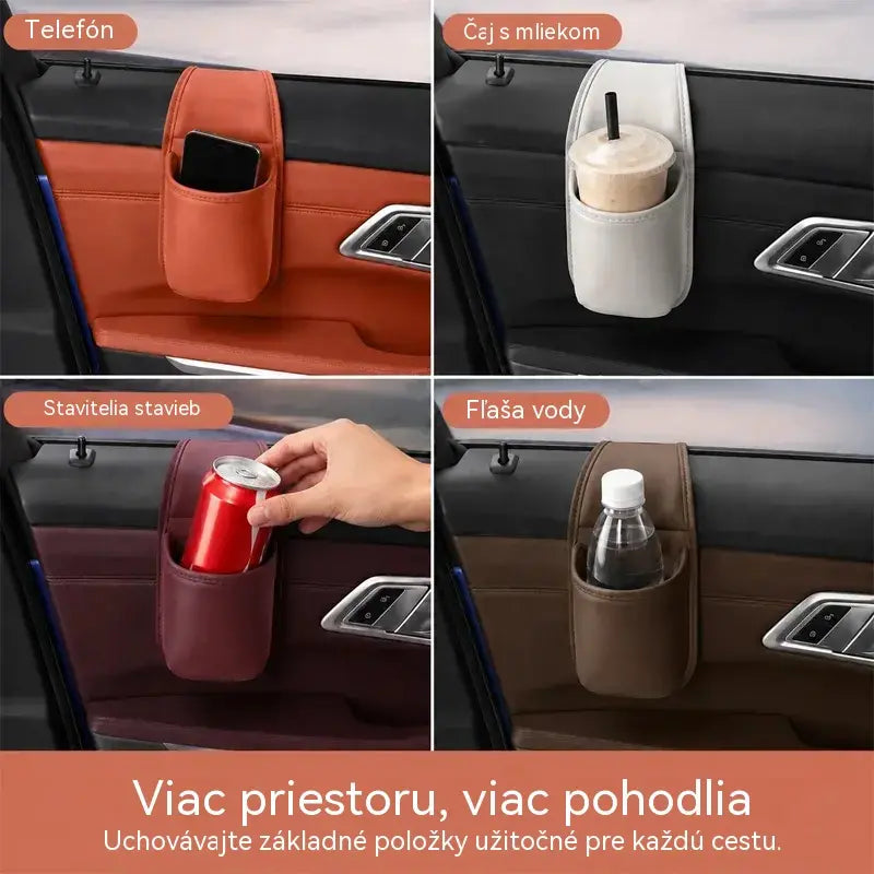 ✨2 kusy za 27 €🚗Úložný box do dverí auta – na uloženie telefónu a nápojov, jednoduchá inštalácia. (jednoduchá montáž na okno)!