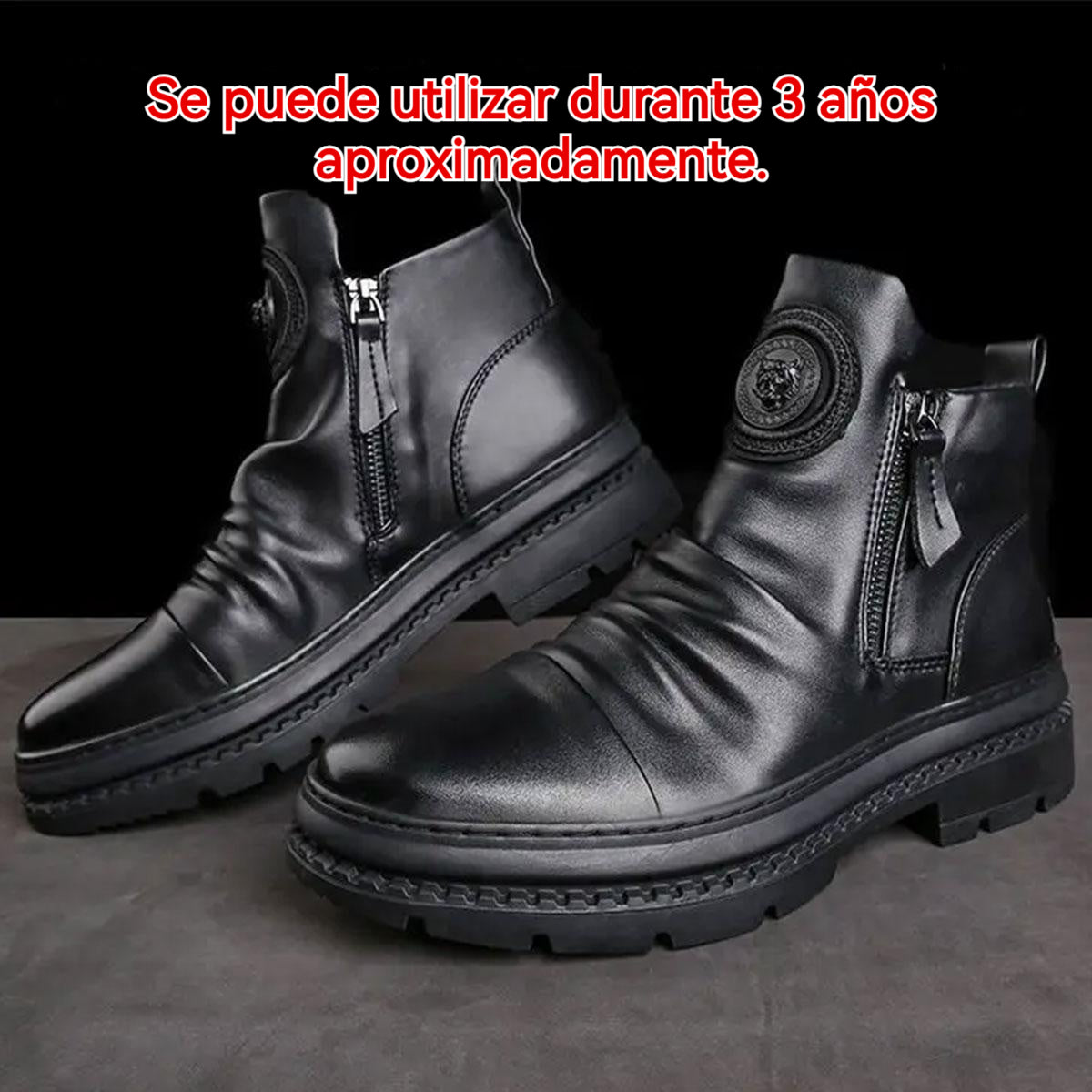 ⏳🔥Descuento del 20 %🔥Nuevos modelos de otoño e invierno 【39-44】 nuevas botas de piel para hombre, piel de vacuno de alta calidad, hechas a mano.