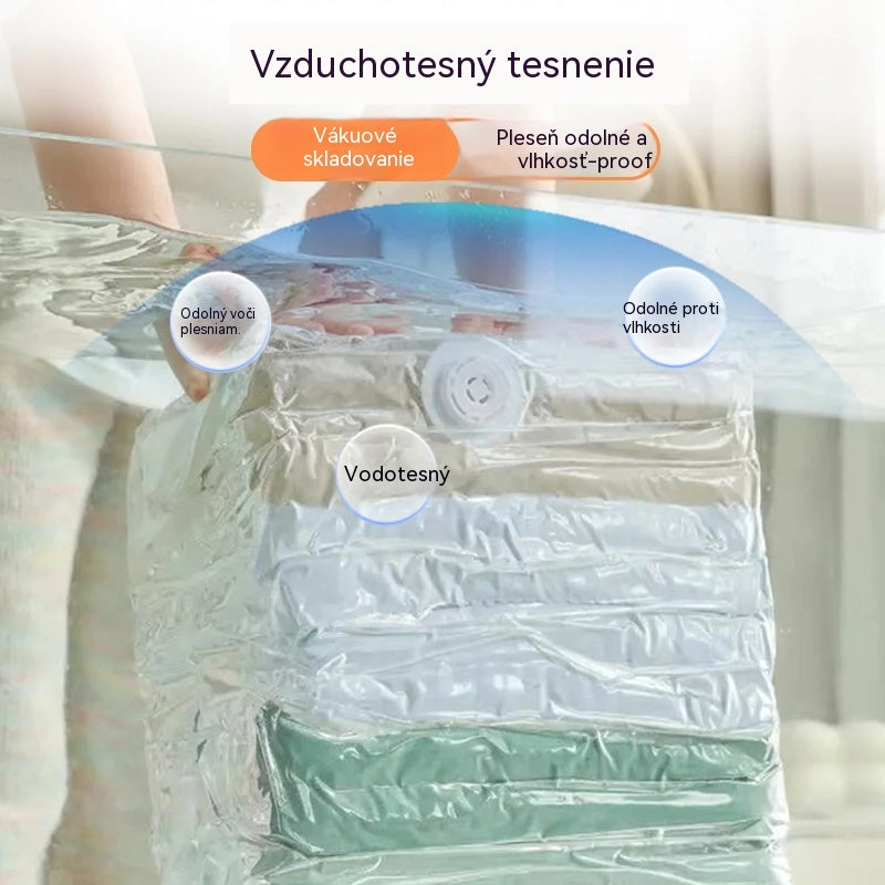 ✨🗃️ 5 kusov len za 27 € 💨 Veľké stlačiteľné vákuové úložné vrecká: Nie je potrebné žiadne vzduchové čerpadlo, nepriepustné, ideálne na úsporu miesta v kufri a doma ✈️