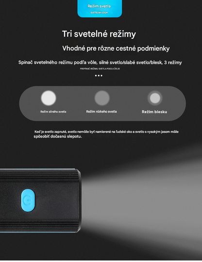 🔥【50% zľava】Svetlá na bicykel, nočné svetlá, vodeodolné, super jasné, s klaksónom a zadným svetlom, vďaka čomu je jazda v noci bezpečnejšia!