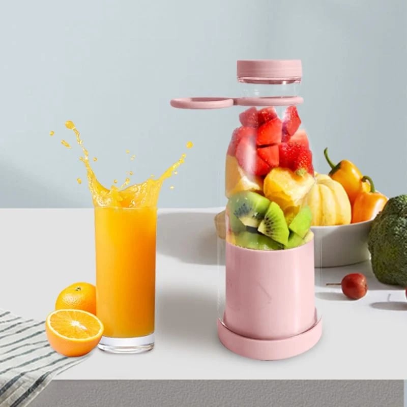 ✨🍎50%OFF--Exprimidor portátil: llévalo contigo a cualquier lugar y disfruta de jugos de frutas y verduras frescos y saludables en cualquier momento.
