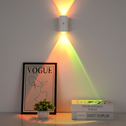 💡 Inteligentna lampka nocna z czujnikiem ruchu i magnetyczną podstawą – samoprzylepna ładowalna lampka do szafy, z podwójnym czujnikiem typu „kocie oko” 🐱✨