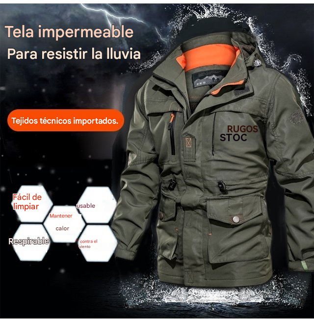 🔥【M-5XL】Chaqueta impermeable y cortavientos para hombre, otoño 2025