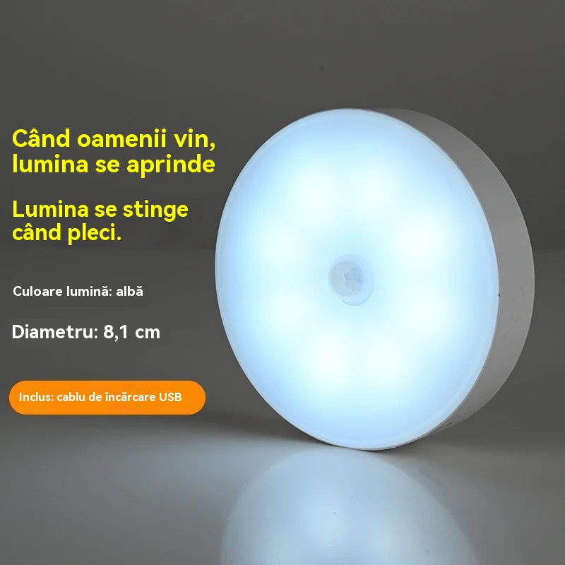 🔥【Compra 1 y llévate 1 gratis】🏡💡Luz LED inteligente que detecta el cuerpo humano, fácil de cargar y práctica