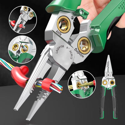 🔥【Oferta por tiempo limitado】🔥🌟 Alicates múltiples 7 en 1: ¡el mejor ayudante del electricista!