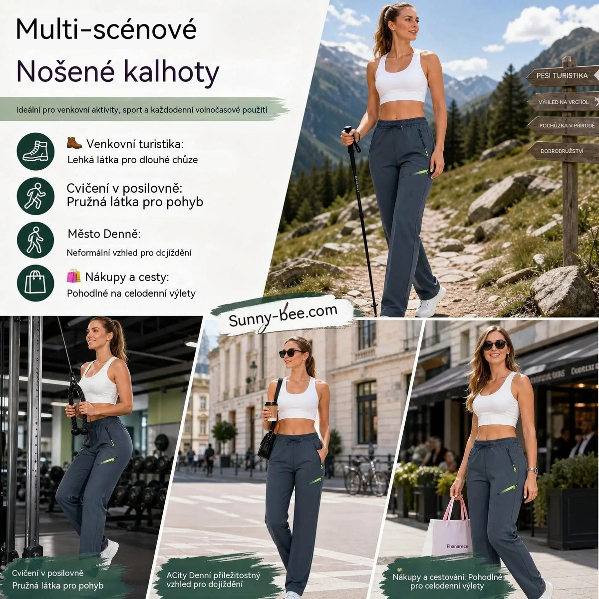 ⏳ 🔥 Dámske nohavice s rovnými nohavicami – elastický pás; vhodné do práce, na cesty aj na každodenné nosenie 👖✨