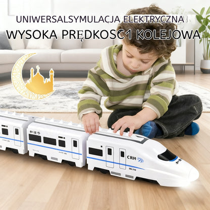 🚆【50% zniżki ograniczonej czasowo】Bestsellerowa elektryczna zabawka – symulator szybkiego pociągu, mały pociąg