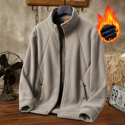【🔥40% de Descuento】Chaqueta de Pana Gruesa de Lana para Hombre, Cálida para Otoño e Invierno