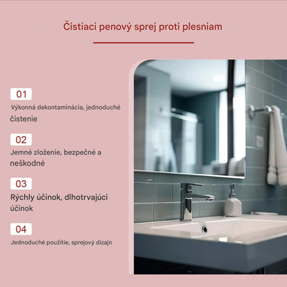 📢📢Kúpte 1 a dostanete 1 zadarmo⏰Úžasná ochrana proti plesni! 🌟Penový čistiaci sprej, ktorý bojuje proti plesni
