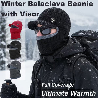 🔥【¡50 % de descuento】Gorro de punto grueso 2025, cálido y resistente al viento
