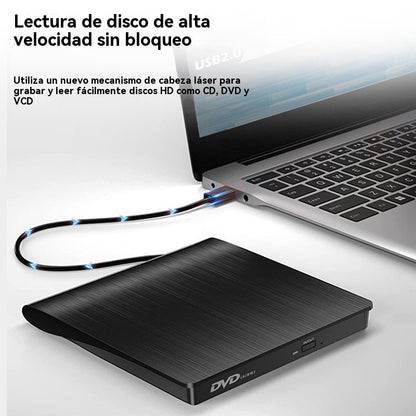 📢📢 58 % zľava! 💿💻 Externá CD/DVD jednotka: Plug & Play, prenosná a kompatibilná s Mac/Windows