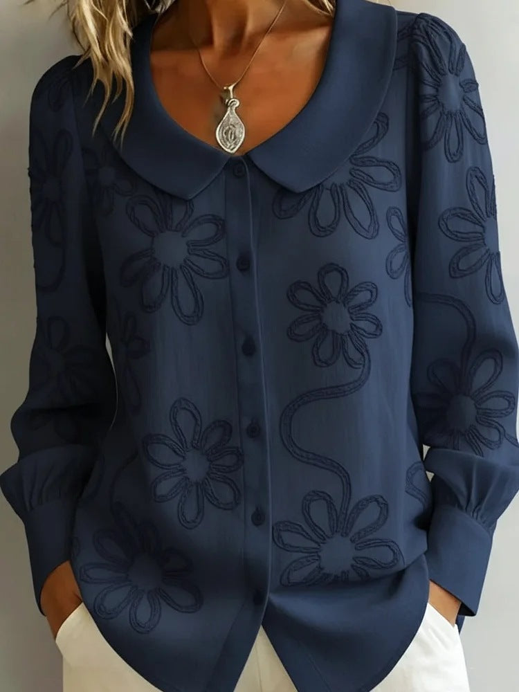 👚Francúzska retro vyšívaná košeľa z roku 2026