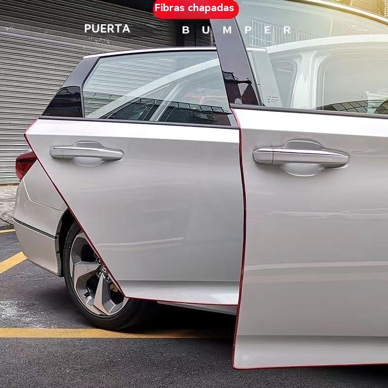 💥🚗 【Oferta especial -50%】 Cinta protectora universal contra impactos para coche, adecuada para puertas, capó y maletero 【5/10/15 m】