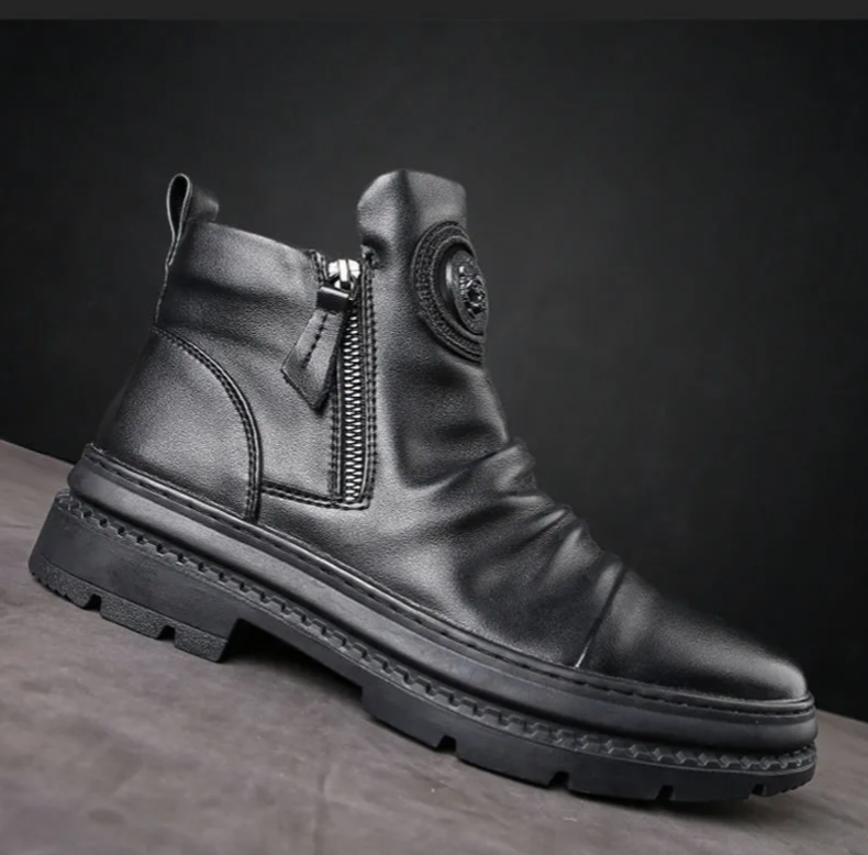 ⏳🔥Descuento del 20 %🔥Nuevos modelos de otoño e invierno 【39-44】 nuevas botas de piel para hombre, piel de vacuno de alta calidad, hechas a mano.