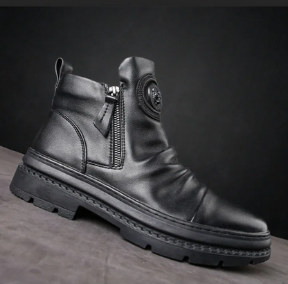 ⏳🔥Descuento del 20 %🔥Nuevos modelos de otoño e invierno 【39-44】 nuevas botas de piel para hombre, piel de vacuno de alta calidad, hechas a mano.