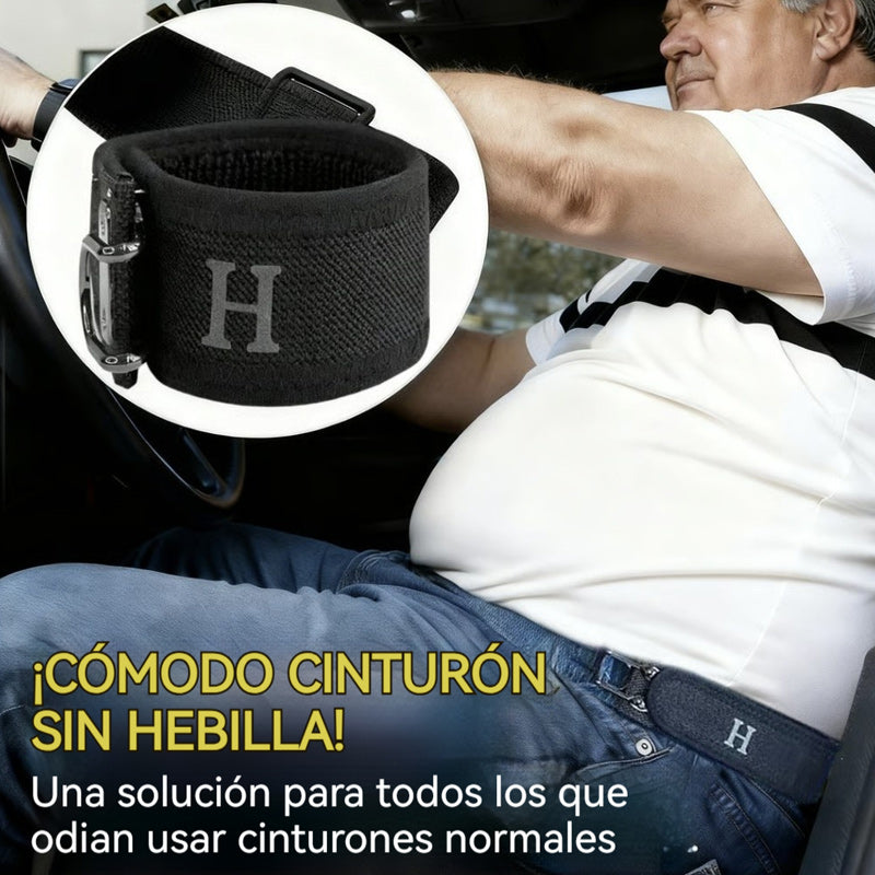 Cinturón ajustable y cómodo con hebilla de velcro universal elástica.