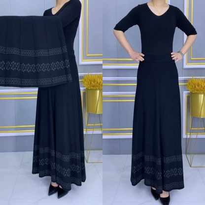 【S-3XL】Jesienno-zimowa gruba spódnica wełniana