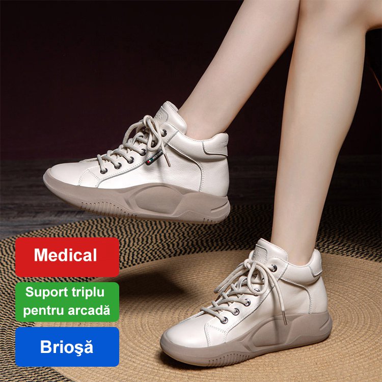 💖【Сезонна промоция -50%】👟 Ретро кожени обувки с дебела подметка, модерни и универсални