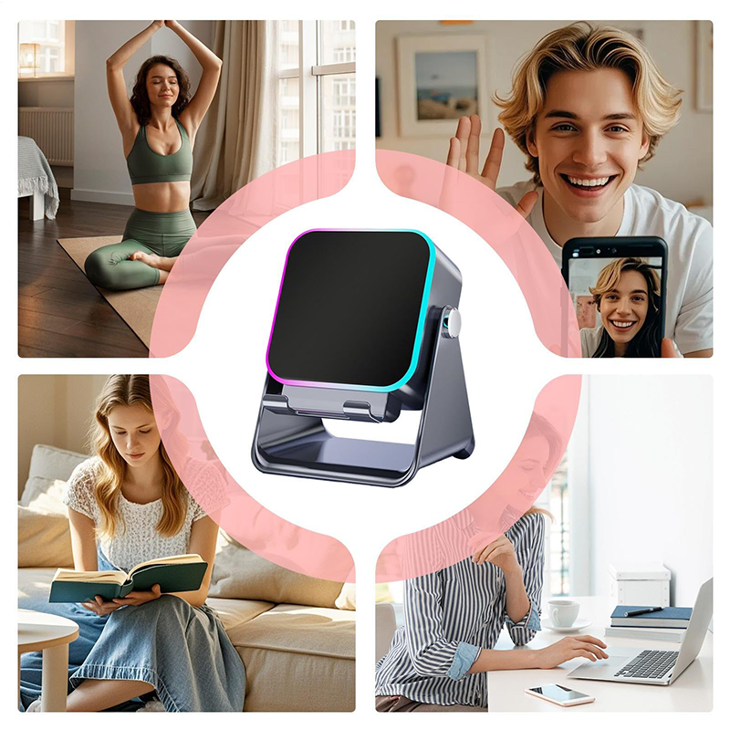 🔥📢 50% отстъпка! 5 в 1 Bluetooth високоговорител с безжично зареждане и регулируема стойка за телефон 🎶⚡
