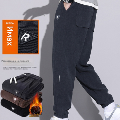 🔥【50% zniżki】🔥【M-5XL】🖤 Nowe zimowe spodnie męskie, ocieplane, grube, sztruksowe, ciepłe i codzienne spodnie męskie