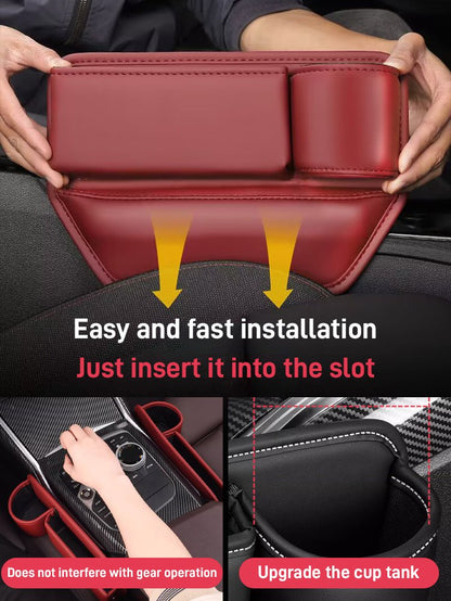 🚗🚗【kup 1, a 1 dostaniesz gratis】Pudełko do przechowywania ze skóry bydlęcej Gap