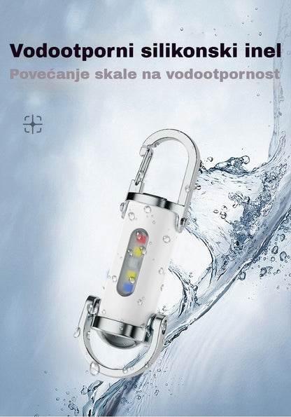 🔥【Kupi 1, dobi 1 gratis, ograničeno 50%】🔥Super svijetla vodootporna mini svjetiljka s privjeskom za ključeve