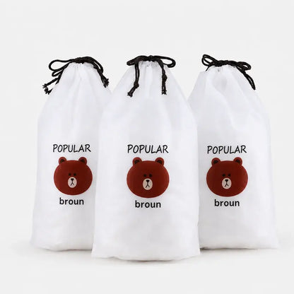 🔥(300 unidades) 27 euros 🍽️ Funda de plástico antibacteriana extragrande y gruesa apta para uso alimentario