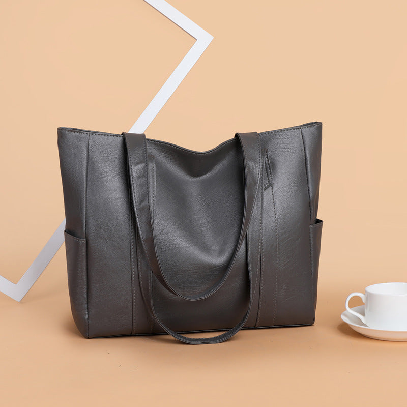 ✨👜【Limitovaná ponuka 50%】 Nová dámska kabelka z mäkkej kože, voľný štýl, veľká kapacita, módna a ľahko kombinovateľná