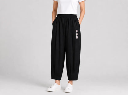 【M–4XL】 👖 Lagane i prozračne ljetne pamučno-lanene hlače – moderne ležerne hlače do gležnja