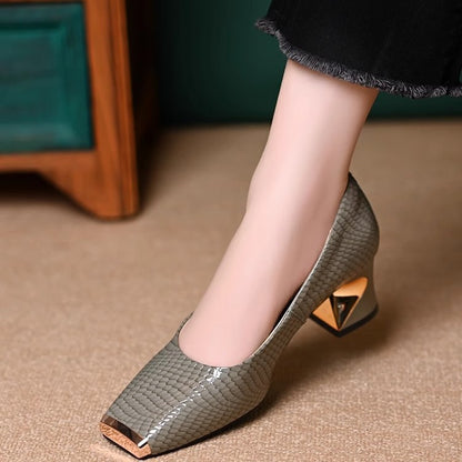 ✨ Noi pantofi cu toc gros – stil francez, perfecti pentru zi cu zi