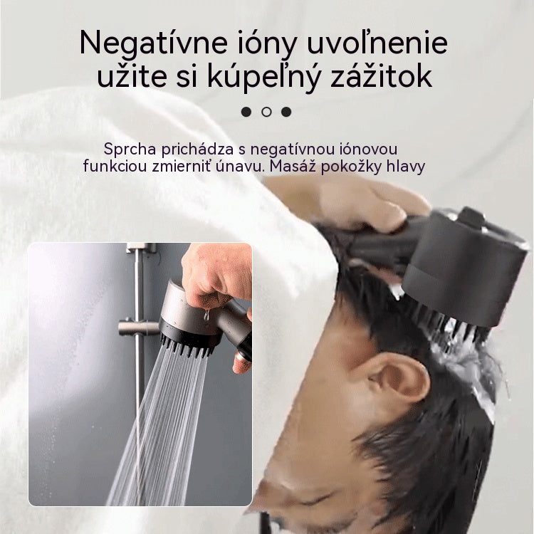 🔥【Časovo obmedzená ponuka】🔥Multifunkčná sprchová hlavica s masážou a starostlivosťou o pokožku