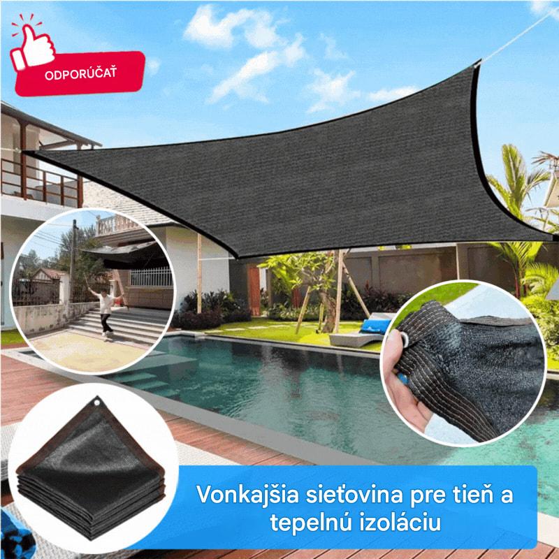 🏆【🔥Prelomte teplo】☀️⛱️【2*5M】Vonkajšia tieňová a tepelnoizolačná sieťovina