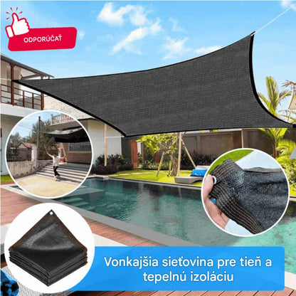 🏆【🔥Prelomte teplo】☀️⛱️【2*5M】Vonkajšia tieňová a tepelnoizolačná sieťovina